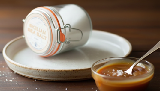 Homemade Salted Caramel Sauce - Sicilian Sea Salt