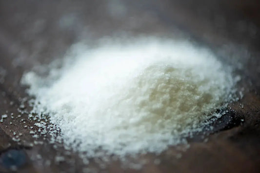 Hand-harvested coarse sea salt crystals mineral-rich unrefined natural