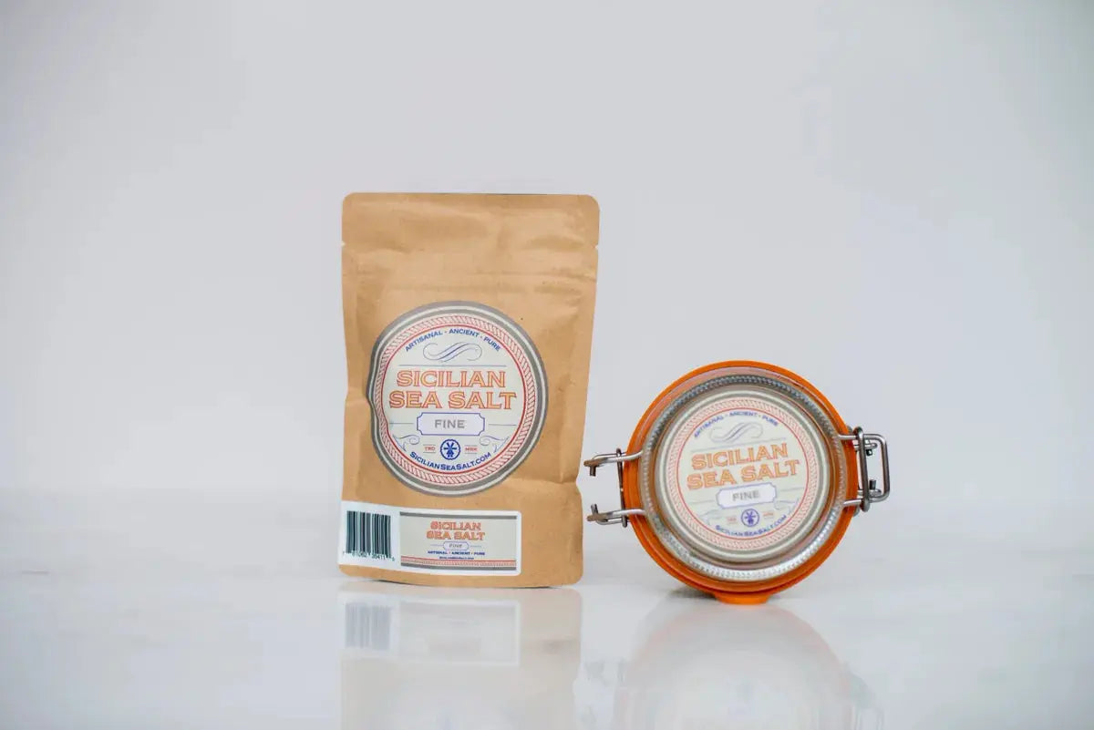 Fine Salt- 100% Pure- Refill Bag Sicilian Sea Salt