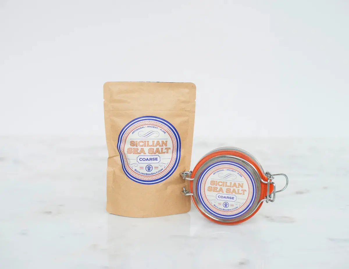 Coarse Salt - 100% pure (Best Seller) 1 Refill Bag Sicilian Sea Salt